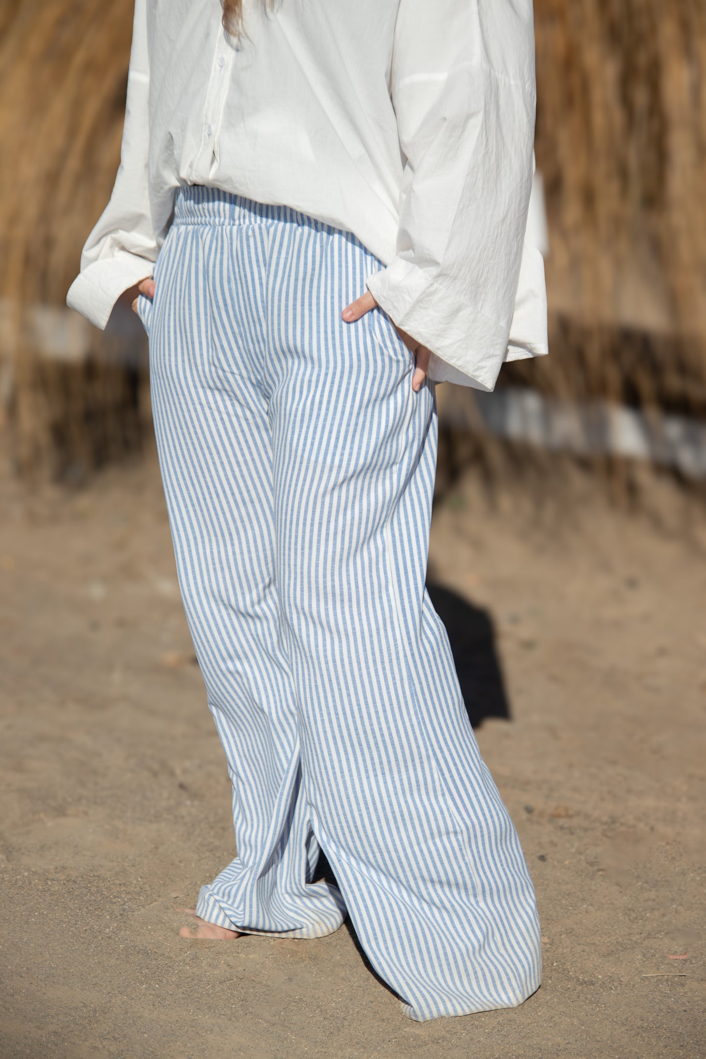 Striped pants 🏖️🌊