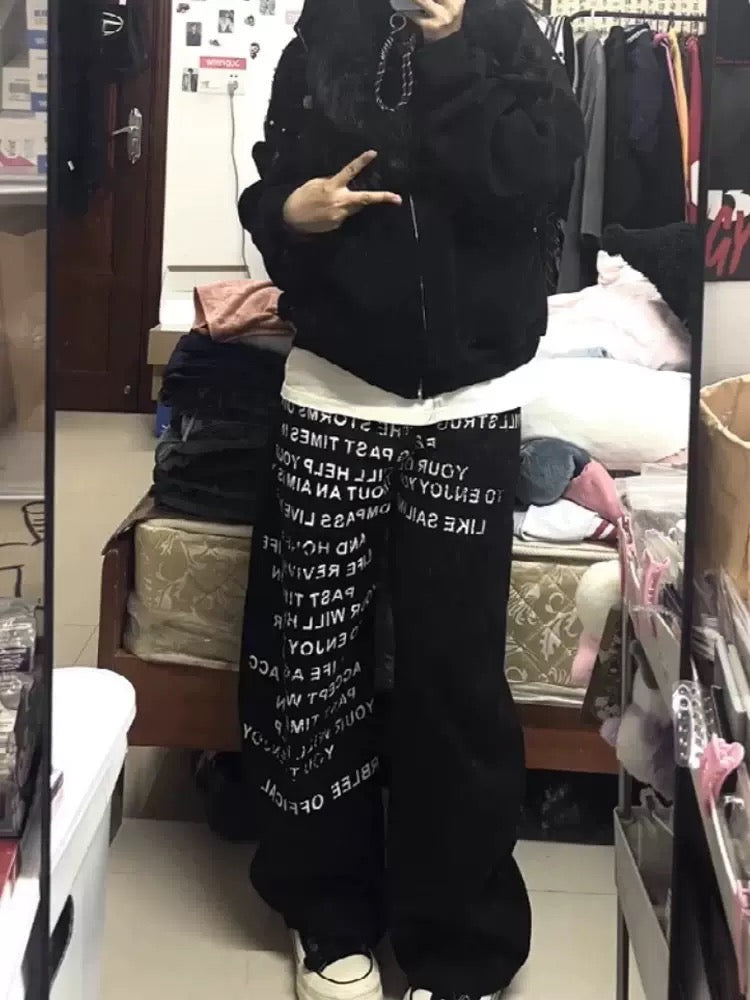 BLACK BAGGY JEANS 🖤🇨🇳