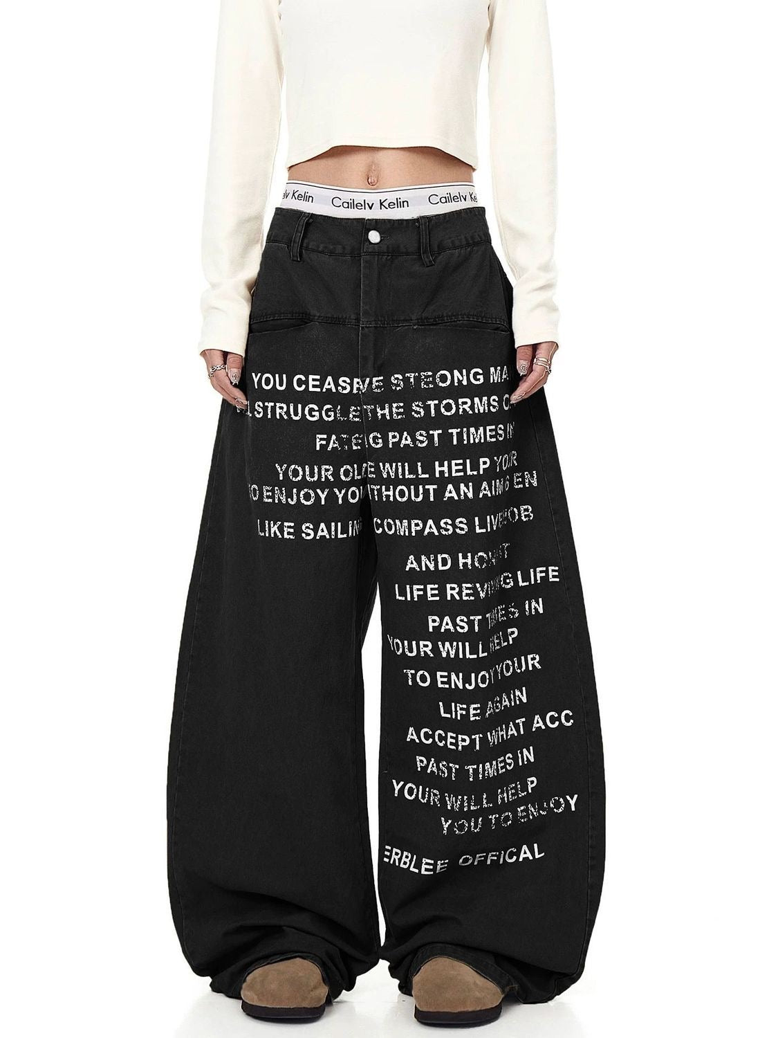 BLACK BAGGY JEANS 🖤🇨🇳