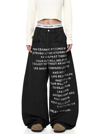 BLACK BAGGY JEANS 🖤🇨🇳