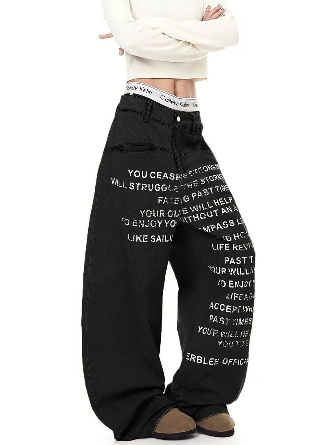 BLACK BAGGY JEANS 🖤🇨🇳