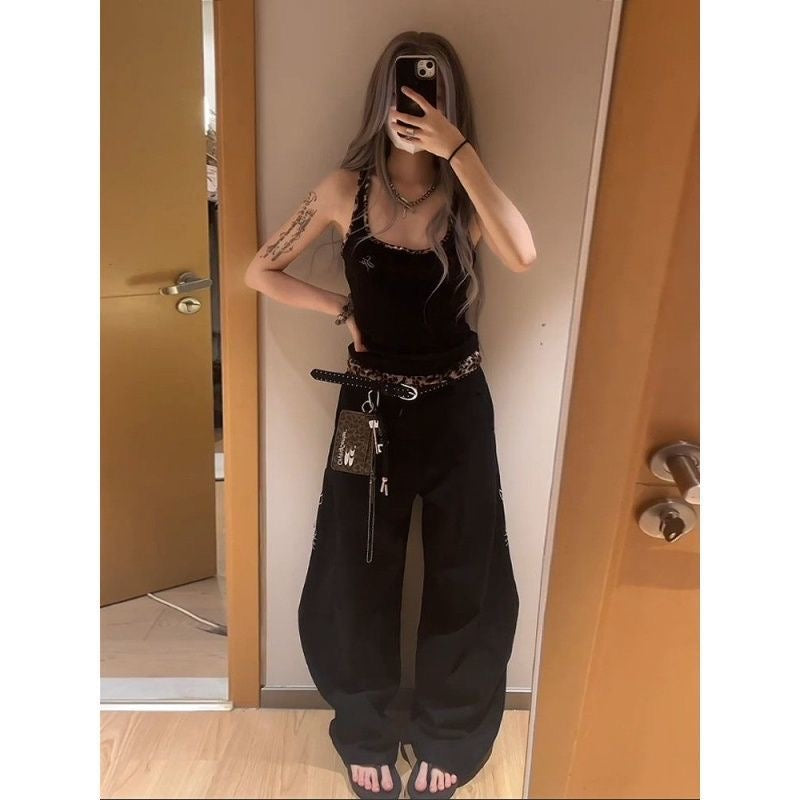 BAGGY BLACK FLOWERS 🌺🖤