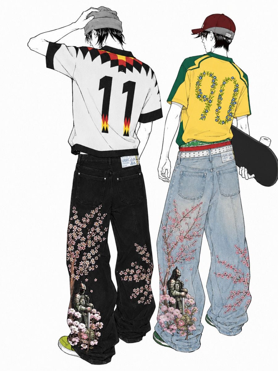 SAKURA BAGGY JEANS 🌸🗡️