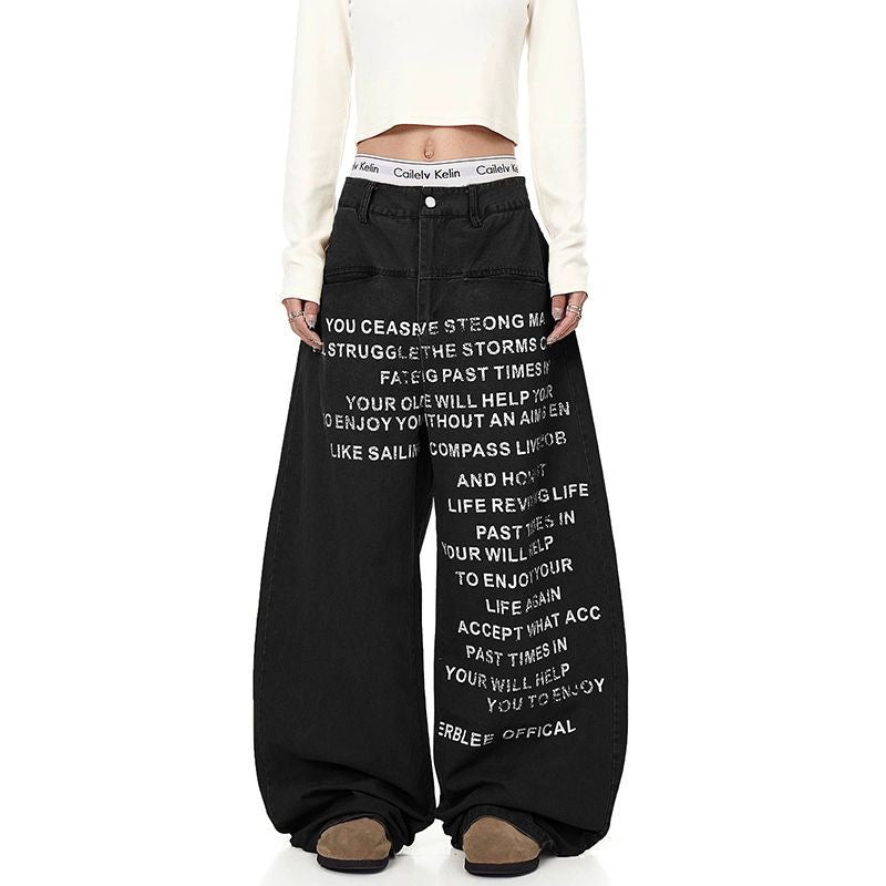 BLACK BAGGY JEANS 🖤🇨🇳