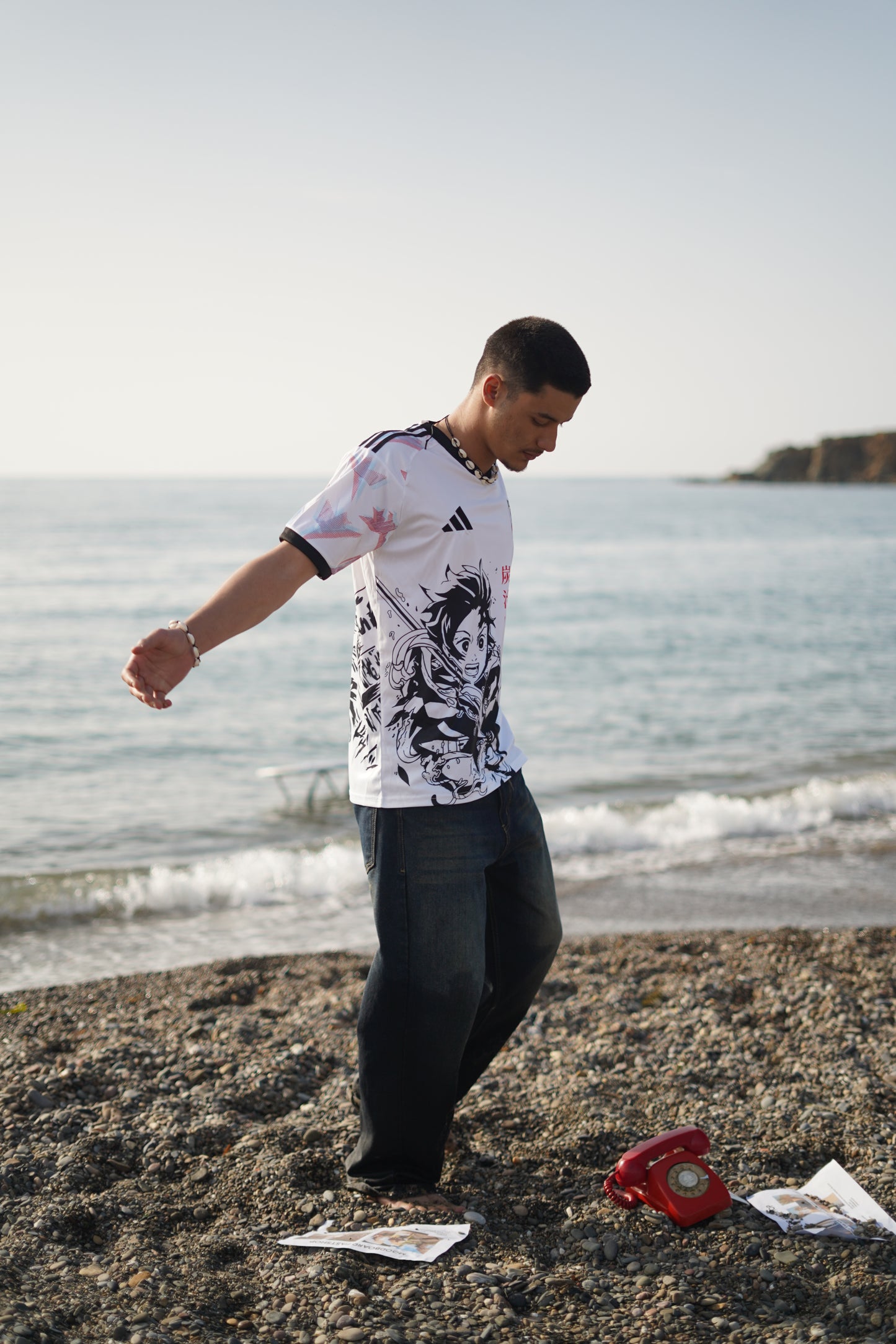 White Anime Japan Jersey