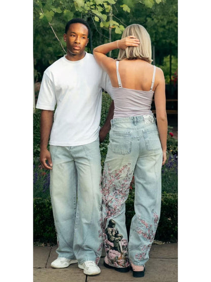 SAKURA BAGGY JEANS 🌸🗡️