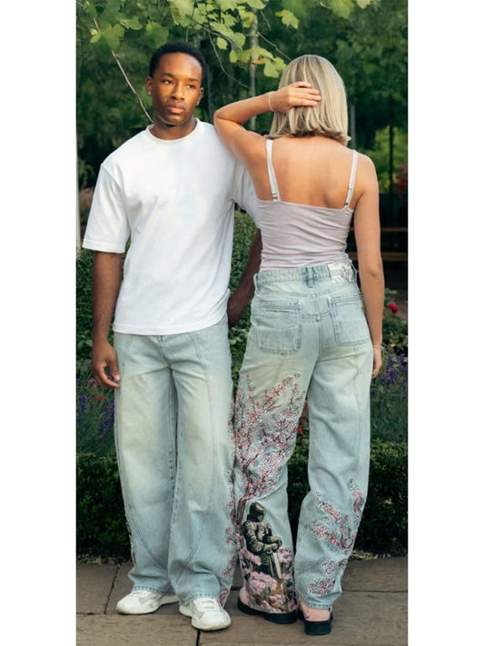 SAKURA BAGGY JEANS 🌸🗡️