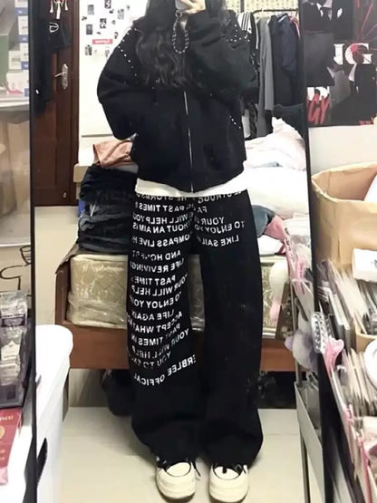 BLACK BAGGY JEANS 🖤🇨🇳