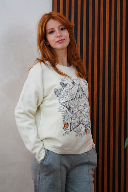 Celestial Bloom Sweater