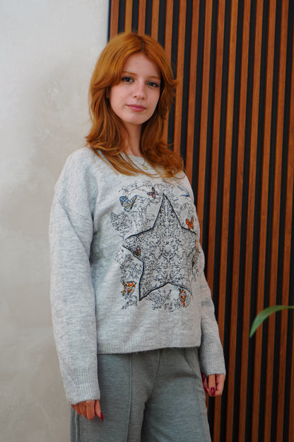 Celestial Bloom Sweater